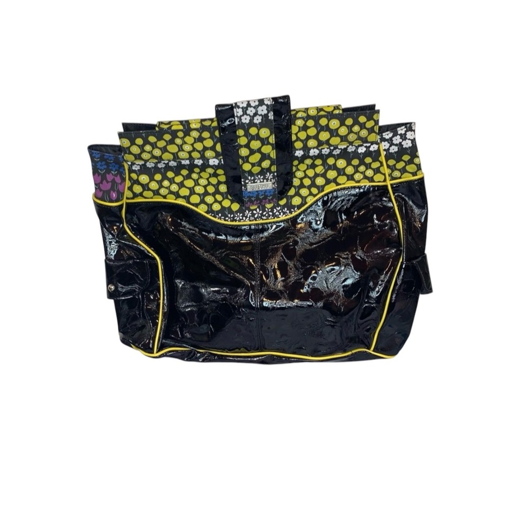 MICHE Prima Abbie Black Patent Floral Handbag Shell NWT